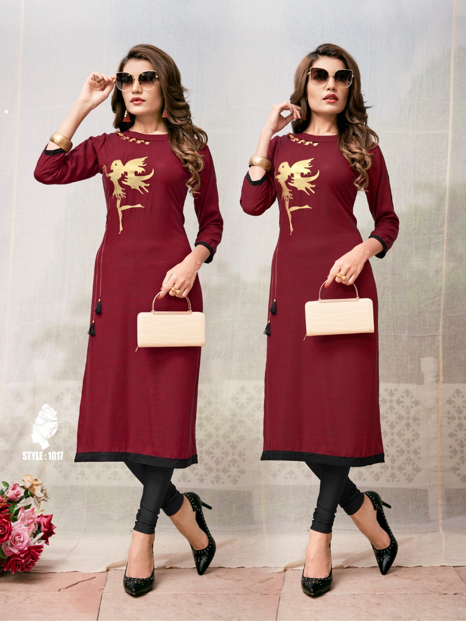Kanchan Vol-1 By Dress Zip 1009 To 1017 Series Beautiful Colorful Stylish Fancy Casual Wear & Ethnic Wear Two Tone Rayon Kurtis At Wholesale Price