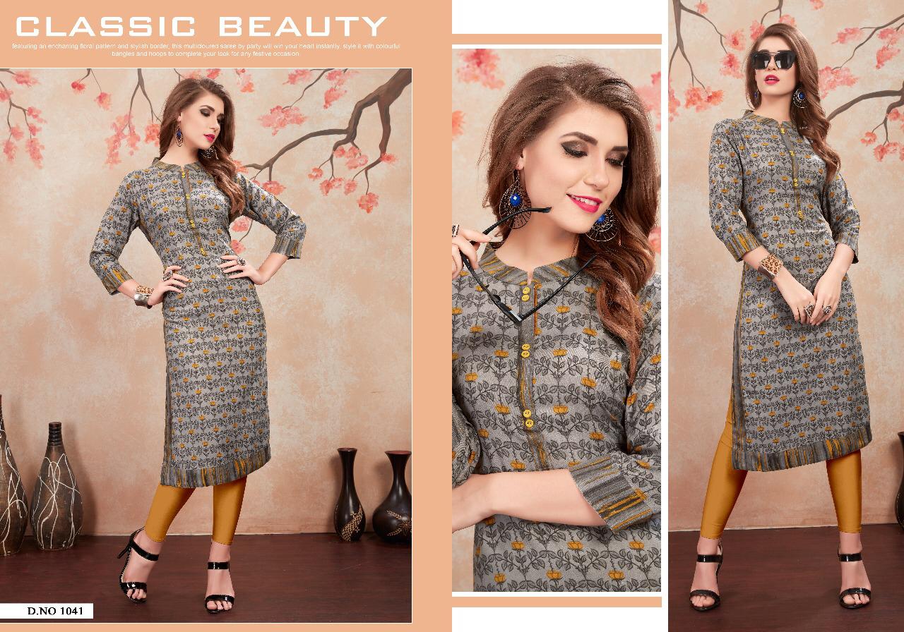 Karishma By Studio Manav Mills 1037 To 1048 Series Indian Traditional Wear Collection Beautiful Stylish Fancy Colorful Party Wear & Occasional Wear Heavy Rayon Kurtis At Wholesale Price