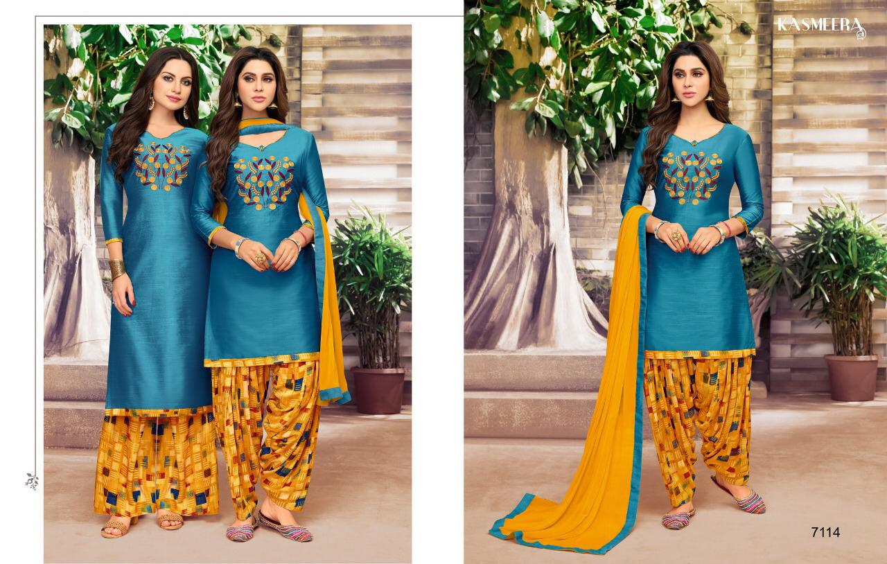 Mahreen By Kayce Trendz 7010 To 7121 Series Suits Beautiful Stylish Fancy Colorful Casual Wear & Ethnic Wear Pure Long Slub Embroidered Dresses At Wholesale Price