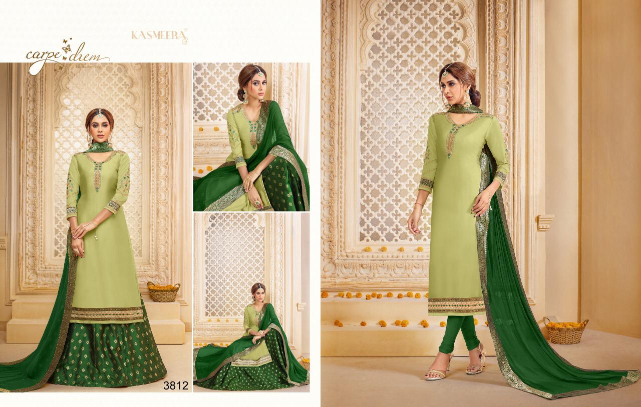 Kasmeera Plus Vol-36 By Kayce Trendz 3808 To 3813 Series Beautiful Stylish Fancy Colorful Casual Wear & Ethnic Wear Satin Georgette Dresses At Wholesale Price