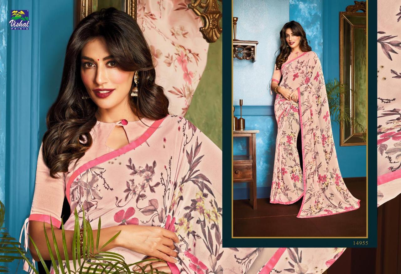 Kaavya By Vishal Prints 14949 To 14972 Series Indian Traditional Wear Collection Beautiful Stylish Fancy Colorful Party Wear & Occasional Wear Fancy Sarees At Wholesale Price