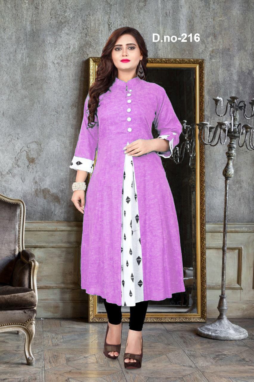 Khadi Cotton By Kaamiri 211 To 216 Series Designer Wear Collection Beautiful Stylish Fancy Colorful Party Wear & Occasional Wear Khadi Cotton Kurtis At Wholesale Price