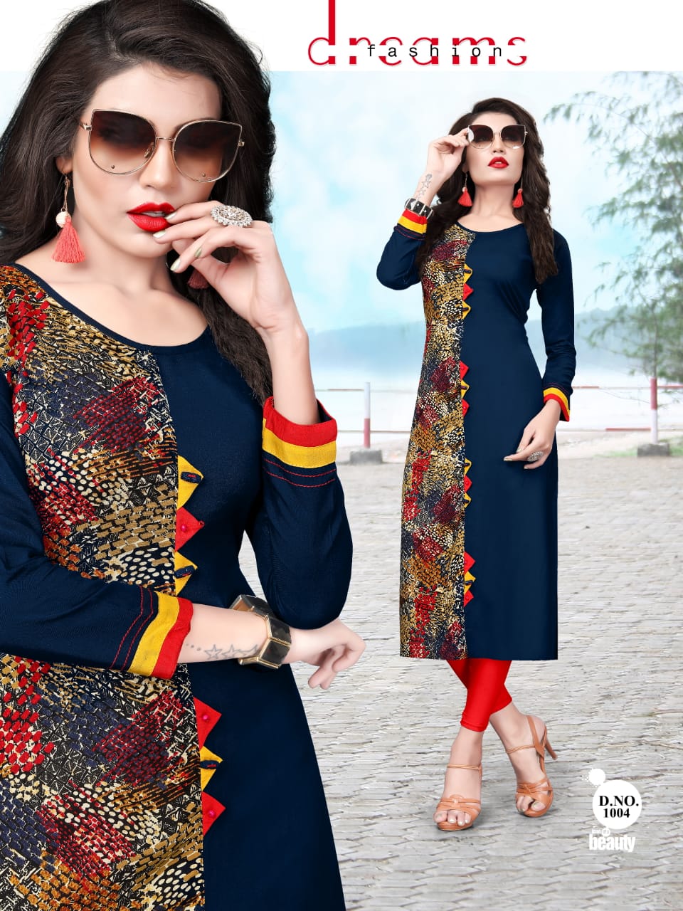 Khushi By Laxmi Designer 1001 To 1008 Series Beautiful Stylish Fancy Colorful Casual Wear & Ethnic Wear & Ready To Wear Rayon Printed Kurtis At Wholesale Price