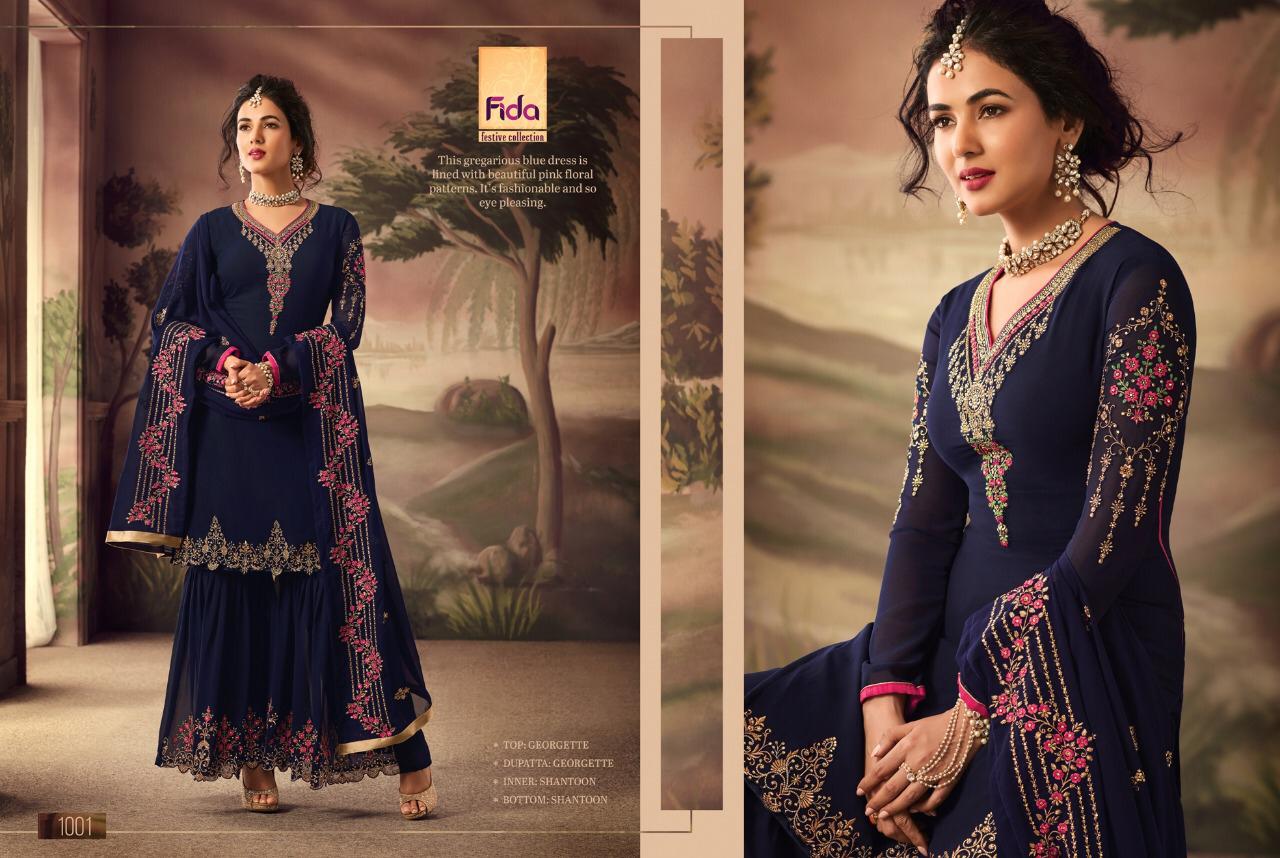Khwahish By Fida 1001 To 1006 Series Designer Wedding Collection Suits Colorful Fancy Beautiful Stylish Party Wear & Occasional Wear Georgette Embroidered Dresses At Wholesale Price
