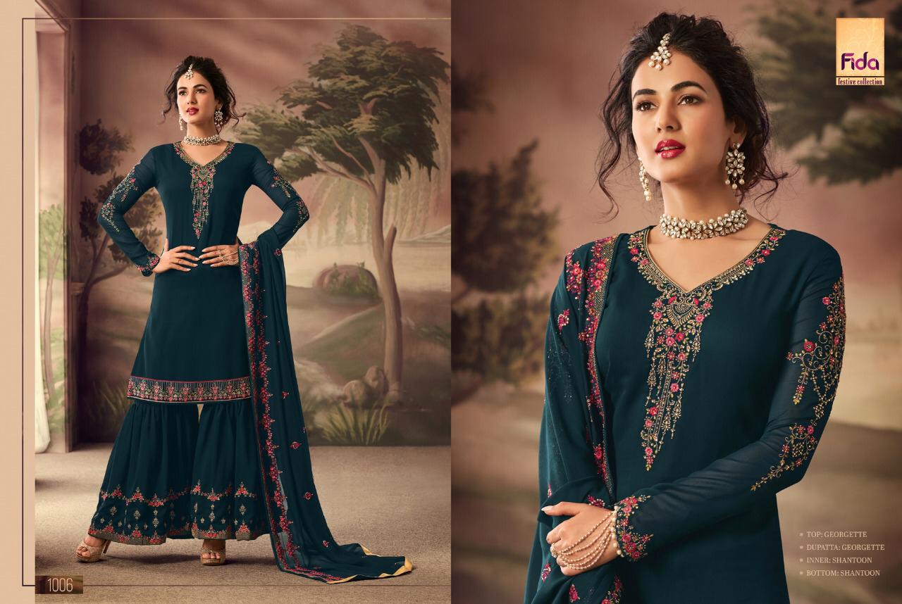 Khwahish By Fida 1001 To 1006 Series Designer Wedding Collection Suits Colorful Fancy Beautiful Stylish Party Wear & Occasional Wear Georgette Embroidered Dresses At Wholesale Price