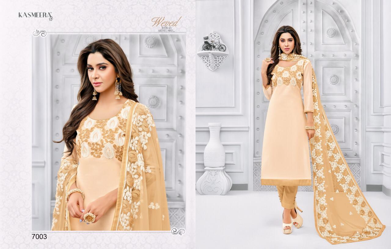 Kilkaari Vol-3 By Kayce Trendz 7002 To 7007 Series Beautiful Suits Colorful Stylish Fancy Casual Wear & Ethnic Wear Pure Modal With Work Dresses At Wholesale Price