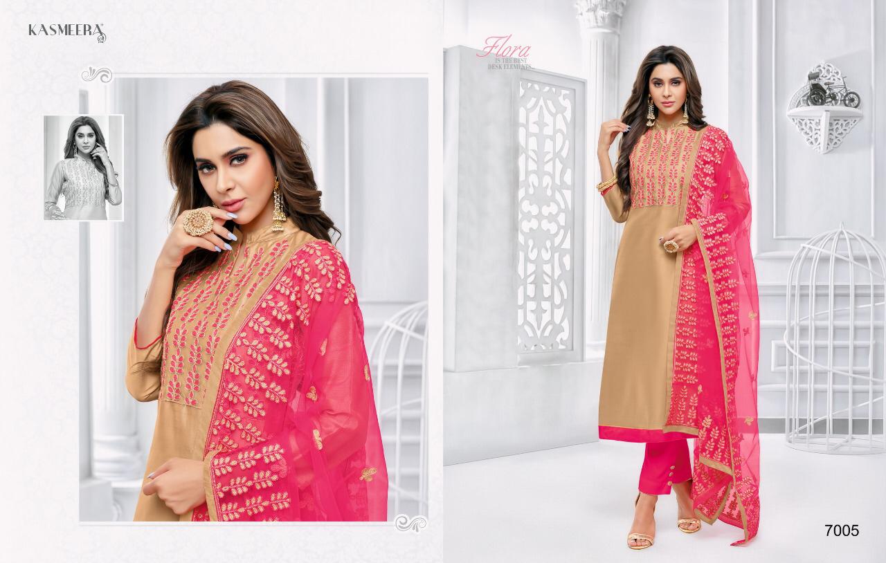 Kilkaari Vol-3 By Kayce Trendz 7002 To 7007 Series Beautiful Suits Colorful Stylish Fancy Casual Wear & Ethnic Wear Pure Modal With Work Dresses At Wholesale Price