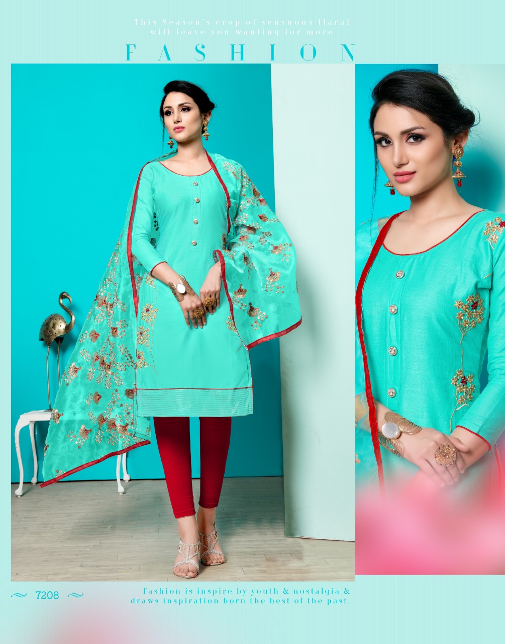 Laddo By Micro Designer 7201 To 7212 Series Indian Traditional Wear Collection Beautiful Stylish Fancy Colorful Party Wear & Occasional Wear Heavy Jam Cotton Embroidery Dresses At Wholesale Price