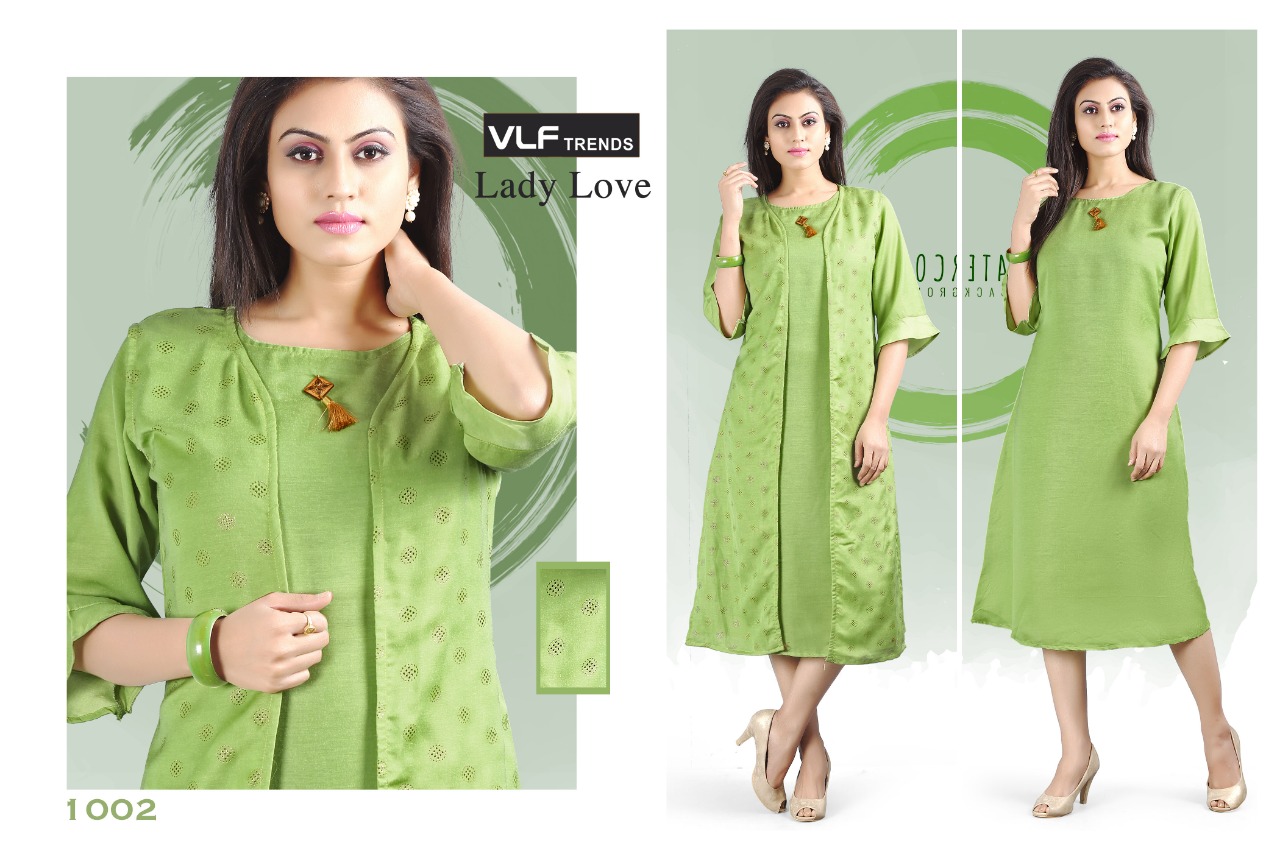 Lady Love By Vlf Trends 1001 To 1006 Series Beautiful Colorful Stylish Fancy Casual Wear & Ethnic Wear & Ready To Wear Fancy Imported Kurtis At Wholesale Price