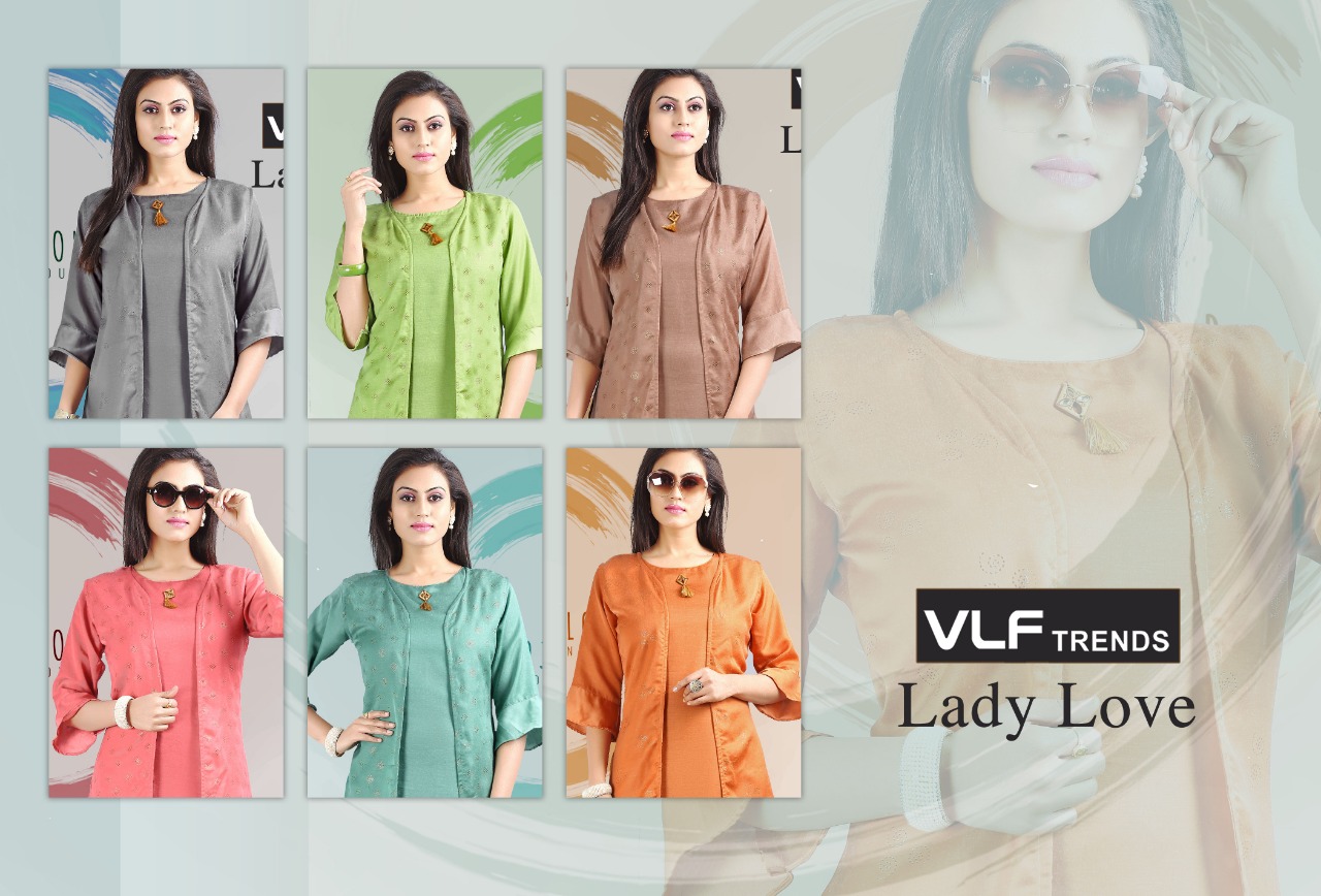 Lady Love By Vlf Trends 1001 To 1006 Series Beautiful Colorful Stylish Fancy Casual Wear & Ethnic Wear & Ready To Wear Fancy Imported Kurtis At Wholesale Price