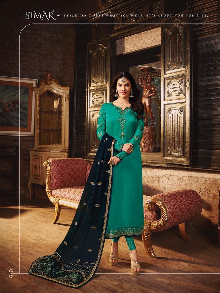 Lajja By Glossy 1872 To 1879 Series Designer Sharara Suits Beautiful Stylish Fancy Colorful Party Wear & Ethnic Wear Satin Georgette With Embroidery Dresses At Wholesale Price
