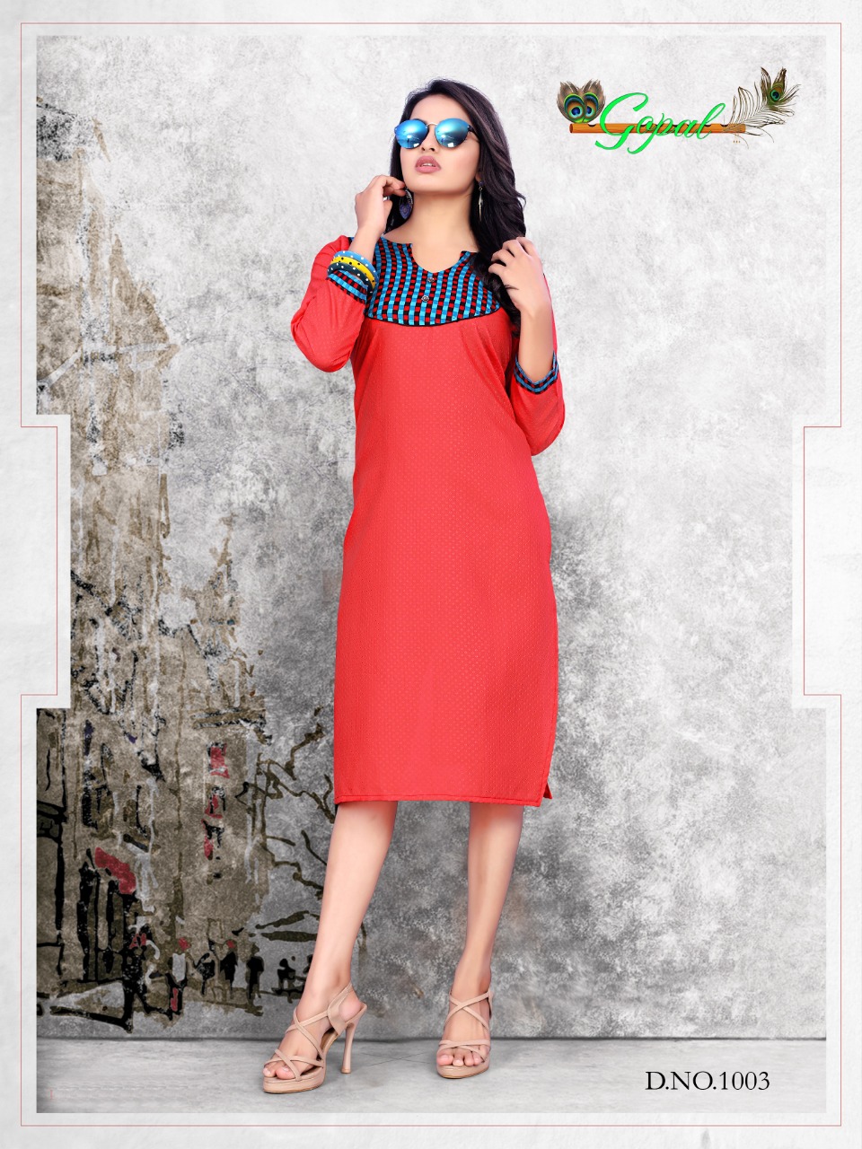 Lakhi By Gopal 1001 To 1010 Series Indian Traditional Wear Collection Beautiful Stylish Fancy Colorful Party Wear & Occasional Wear Mix Cotton Kurtis At Wholesale Price