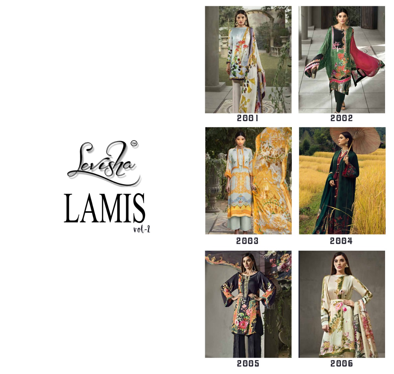 Lamis Vol-2 By Levisha 2001 To 2006 Series Beautiful Suits Collection Colorful Stylish Fancy Casual Wear & Ethnic Wear Silk Digital Printed Dresses At Wholesale Price