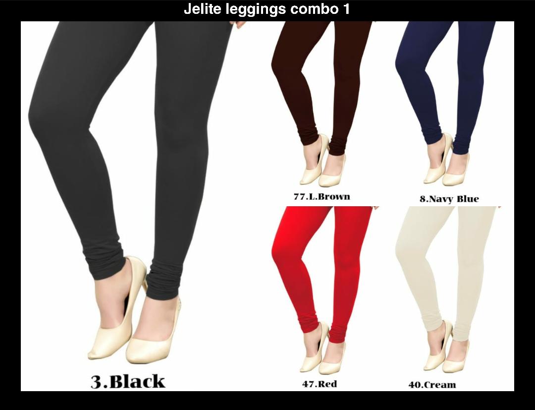 Legging By Jelite Beautiful Stylish Fancy Colorful Ready To Wear & Casual Wear Cotton Leggings At Wholesale Price