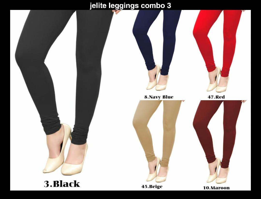 Legging By Jelite Beautiful Stylish Fancy Colorful Ready To Wear & Casual Wear Cotton Leggings At Wholesale Price
