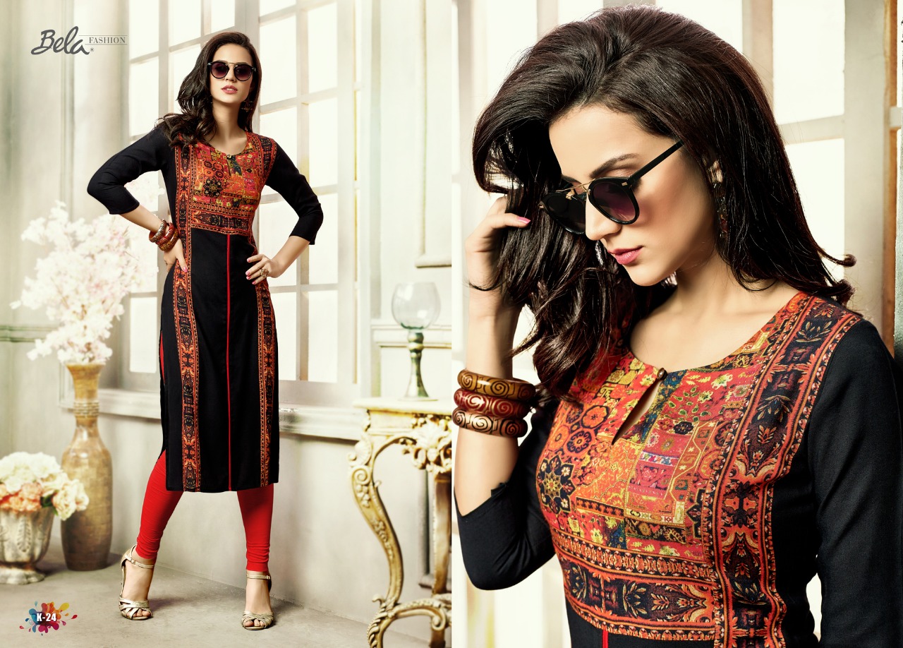 Life Style Vol-2 By Bela Fashion 18 To 26 Series Beautiful Stylish Fancy Colorful Casual Wear & Ethnic Wear Collection Rayon Printed Kurtis At Wholesale Price