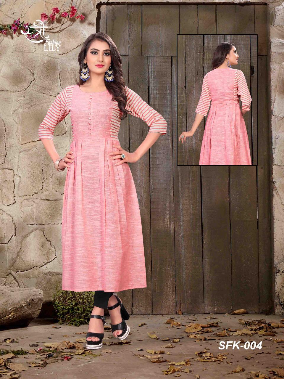 Lily By Stree Fashion Designer Beautiful Stylish Colorful Fancy Ready To Wear & Casual Wear & Ethnic Wear Linen/rayon Printed Kurtis At Wholesale Price