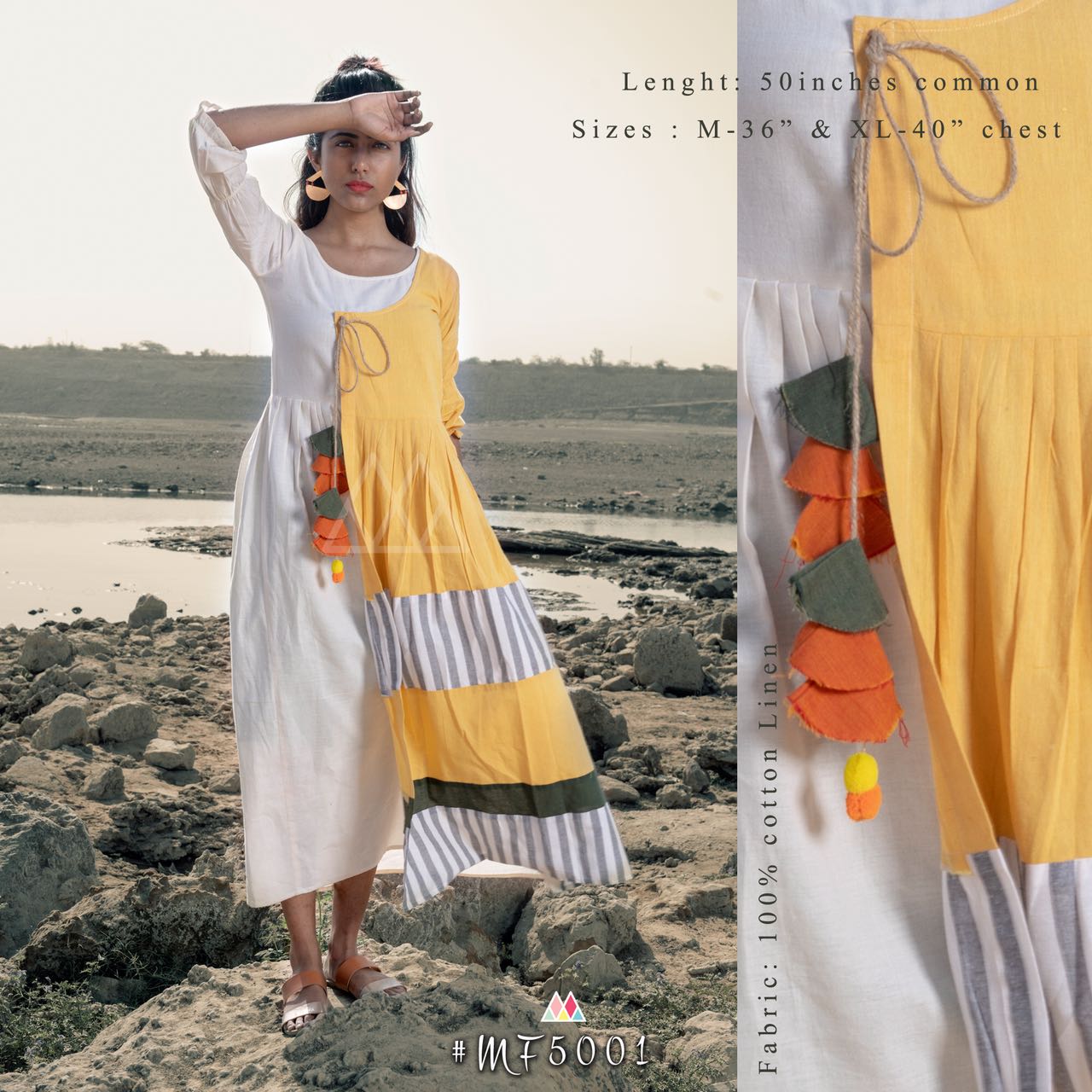 Linen Holiday Collection By Mesmora 5001 To 5007 Series Stylish Beautiful Fancy Colorful Casual Wear & Ethnic Wear Collection Khadi Linen Kurtis At Wholesale Price