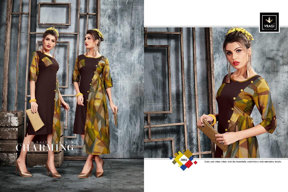Love By Vragi 353 To 365 Series Stylish Fancy Beautiful Colorful Casual Wear & Ethnic Wear Rayon Print Kurtis At Wholesale Price