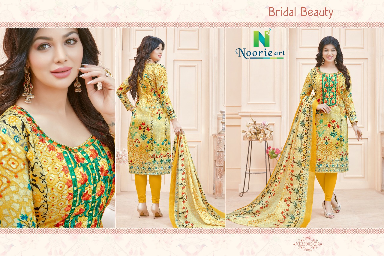 Maheera Vol-2 By Noorie Art 2001 To 2009 Series Designer Beautiful Stylish Fancy Colorful Party Wear & Ethnic Wear Cotton Satin Printed Dresses At Wholesale Price