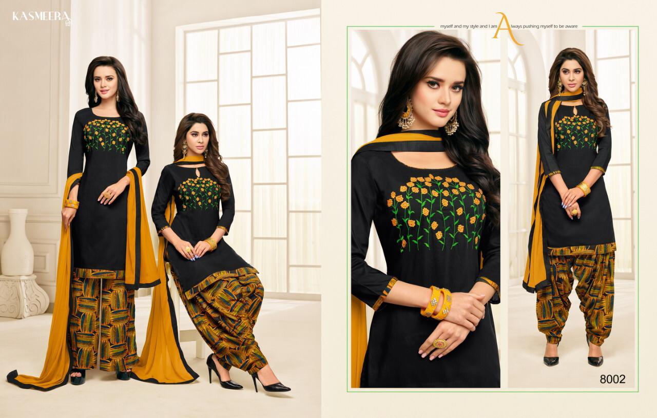 Mahreen Vol-2 By Kasmeera 8001 To 8008 Series Beautiful Suits Colorful Stylish Fancy Casual Wear & Ethnic Wear Long Slub Cotton Silk With Work Dresses At Wholesale Price