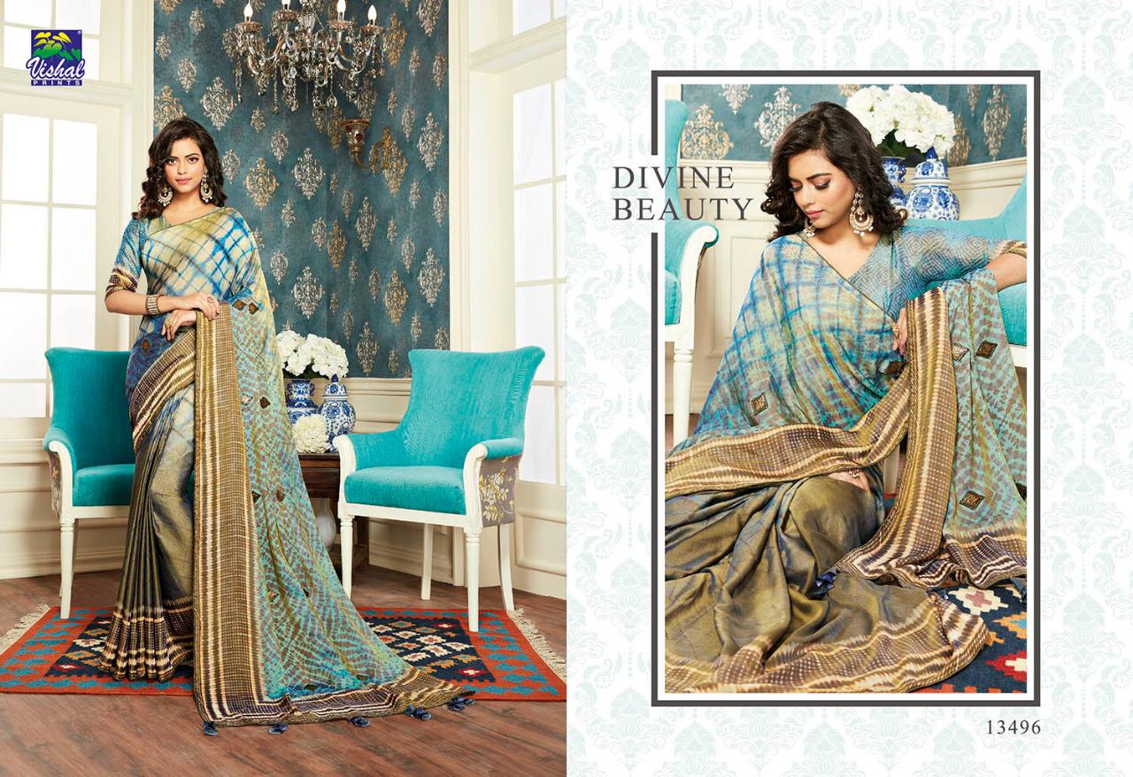 Nakshika Vol-7 By Vishal Prints 13491 To 13508 Series Indian Traditional Wear Collection Beautiful Stylish Fancy Colorful Party Wear & Occasional Wear Silk Sarees At Wholesale Price