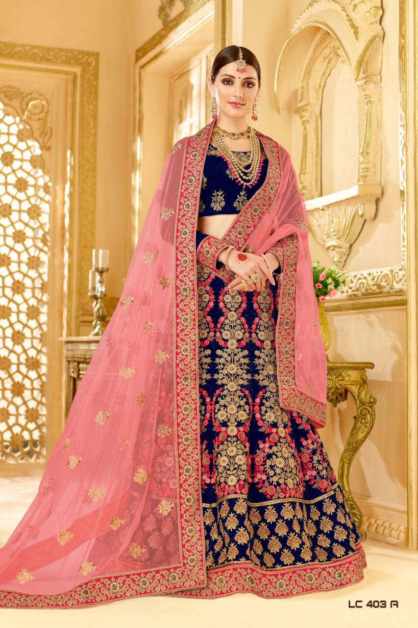 Manjula By Fashid Wholesale Designer Beautiful Wedding Collection Occasional Wear & Party Wear Velvet Lehengas At Wholesale Price