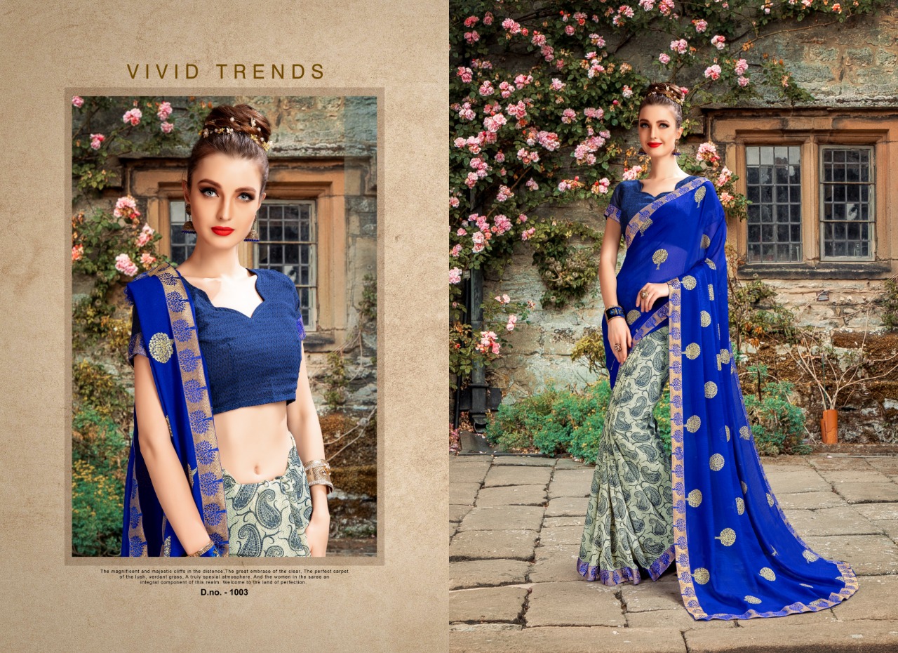 Mantra By Priya Paridhi 1001 To 1010 Series Indian Beautiful Stylish Fancy Colorful Traditional Wear & Ethnic Wear Collection Georgette Printed Sarees At Wholesale Price