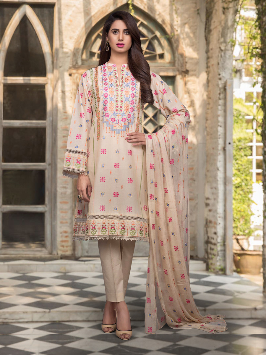 Maria Cotton Art Vol-2 By Gouri Fashion 2001 To 2006 Designer Pakistani Suits Collection Beautiful Stylish Fancy Colorful Party Wear & Occasional Wear Cambric Cotton With Embroidery Dresses At Wholesale Price