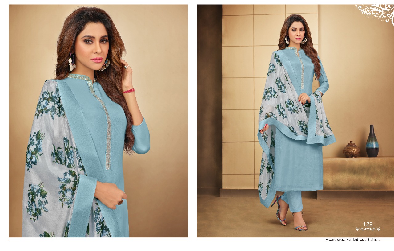 Musleen By Kayce Trendz 126 To 131 Series Beautiful Stylish Fancy Colorful Party Wear & Ethnic Wear Collection Pure Muslin Dresses At Wholesale Price