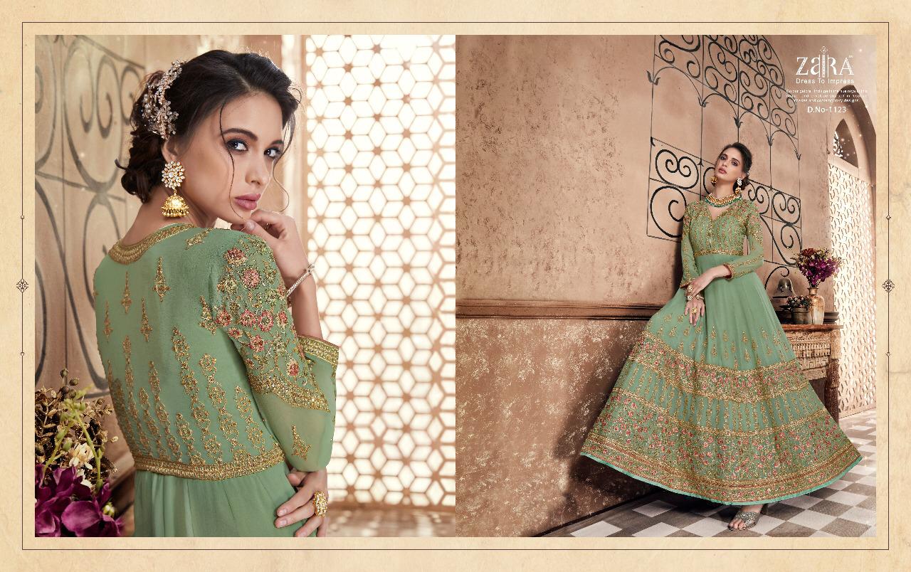 Mastani Vol-2 By Zaira 1123 To 1126 Series Designer Bridal Wear Suits Beautiful Fancy Colorful Party Wear & Occasional Wear Georgette Dresses At Wholesale Price