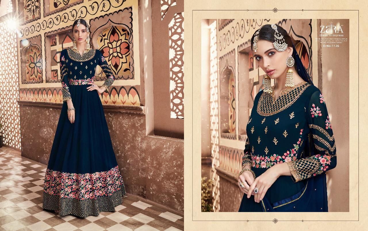 Mastani Vol-2 By Zaira 1123 To 1126 Series Designer Bridal Wear Suits Beautiful Fancy Colorful Party Wear & Occasional Wear Georgette Dresses At Wholesale Price