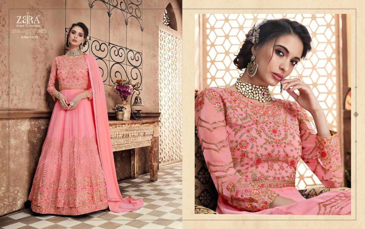Mastani Vol-3 By Zaira 1119 To 1122 Series Designer Bridal Wear Suits Beautiful Fancy Colorful Party Wear & Occasional Wear Georgette Embroidered Dresses At Wholesale Price