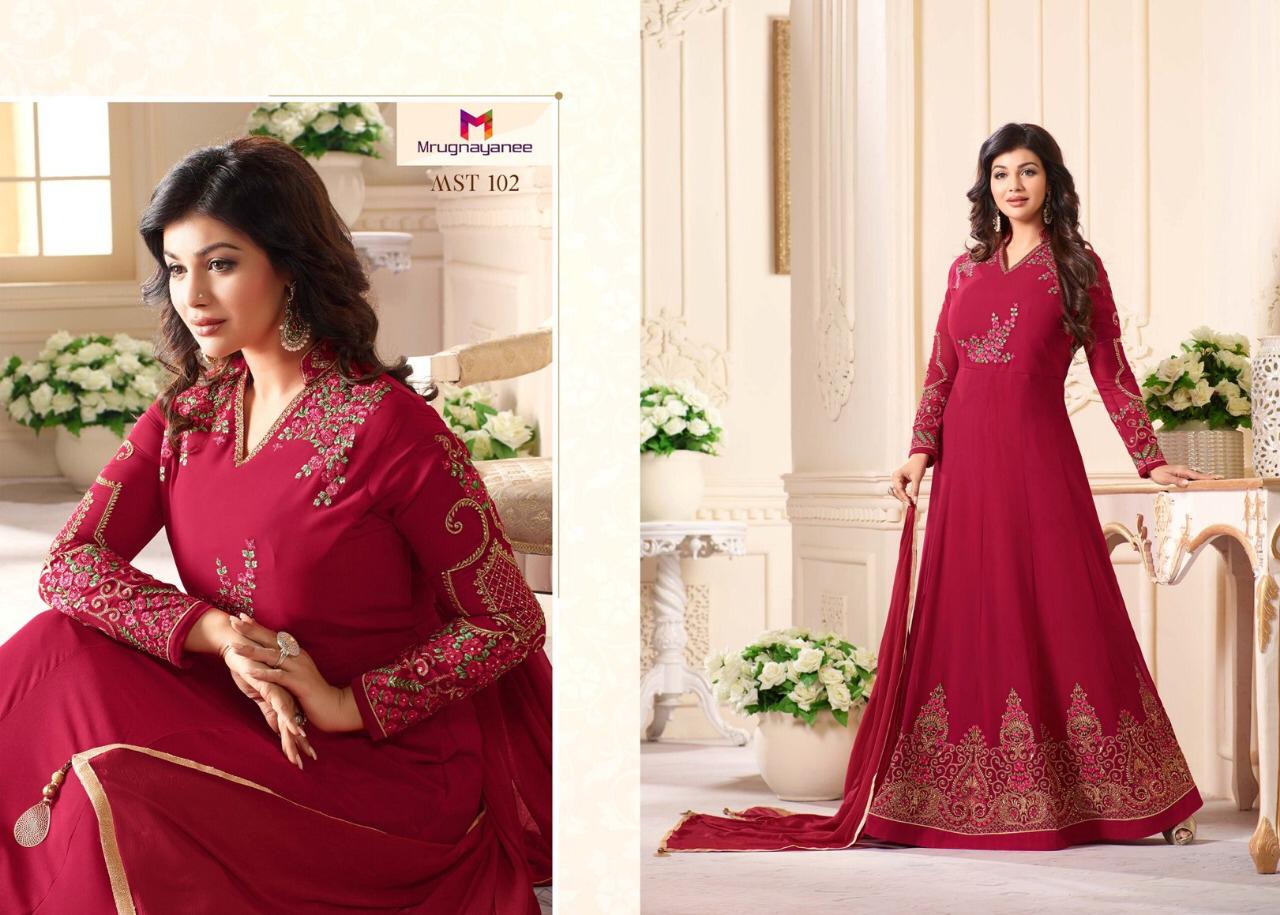 Mastani By Fida 101 To 104 Series Designer Wedding Collection Suits Colorful Fancy Beautiful Stylish Party Wear & Occasional Wear Georgette Embroidered Dresses At Wholesale Price