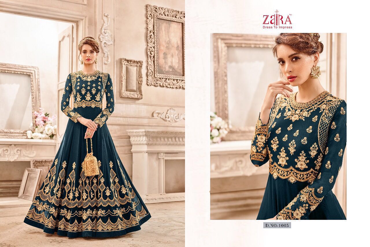 Mastani Nx By Zaira Designer Bridal Wear Anarkali Suits Beautiful Fancy Colorful Party Wear & Occasional Wear Georgette Embroidered Dresses At Wholesale Price