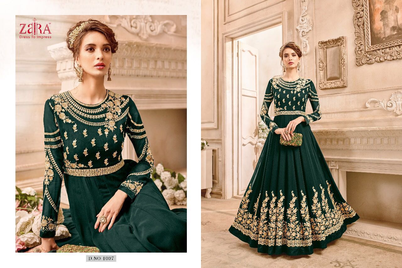 Mastani Nx By Zaira Designer Bridal Wear Anarkali Suits Beautiful Fancy Colorful Party Wear & Occasional Wear Georgette Embroidered Dresses At Wholesale Price