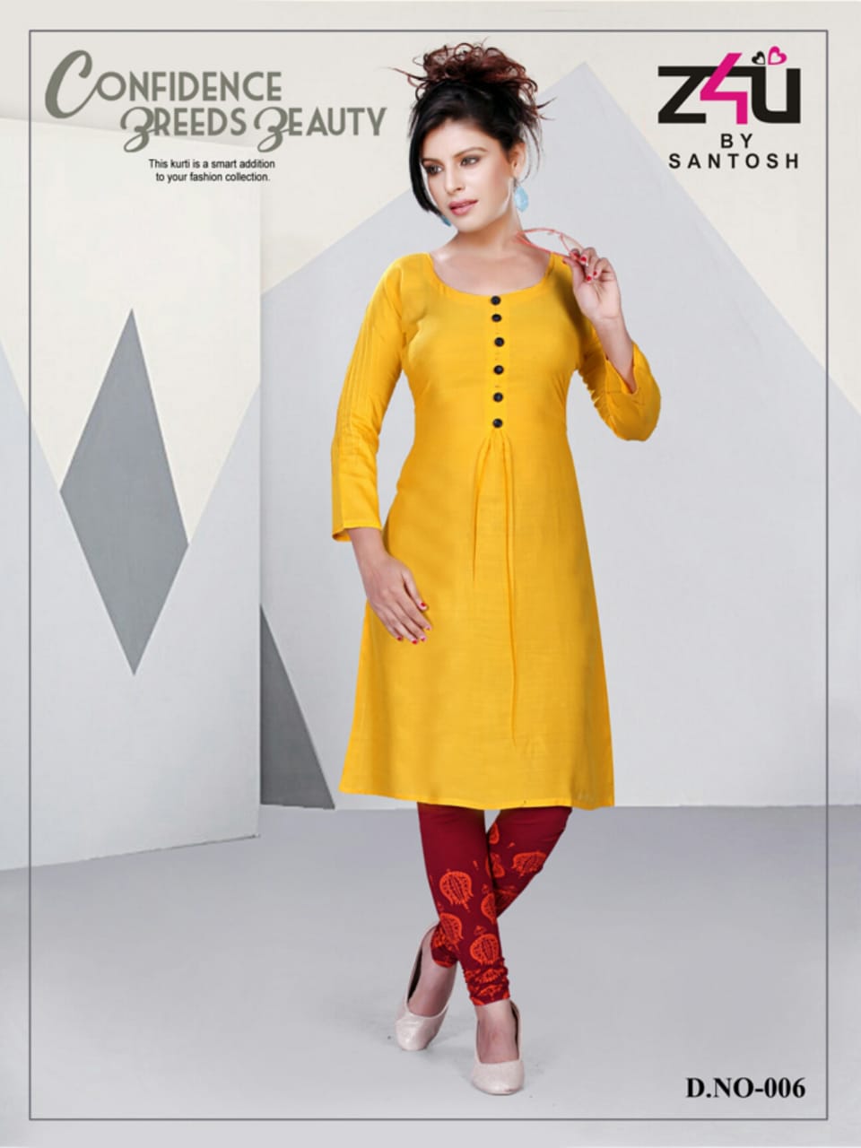 Maya Vol-2 By Z4u 001 To 010 Series Beautiful Colorful Stylish Fancy Casual Wear & Ethnic Wear & Ready To Wear Rayon Kurtis & Lagging At Wholesale Price