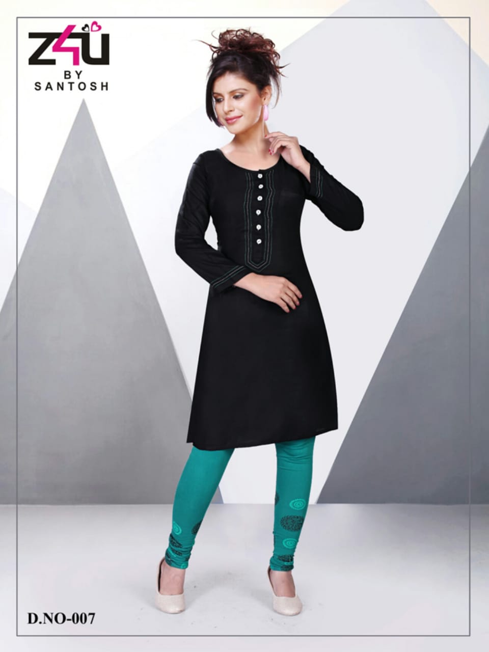 Maya Vol-2 By Z4u 001 To 010 Series Beautiful Colorful Stylish Fancy Casual Wear & Ethnic Wear & Ready To Wear Rayon Kurtis & Lagging At Wholesale Price