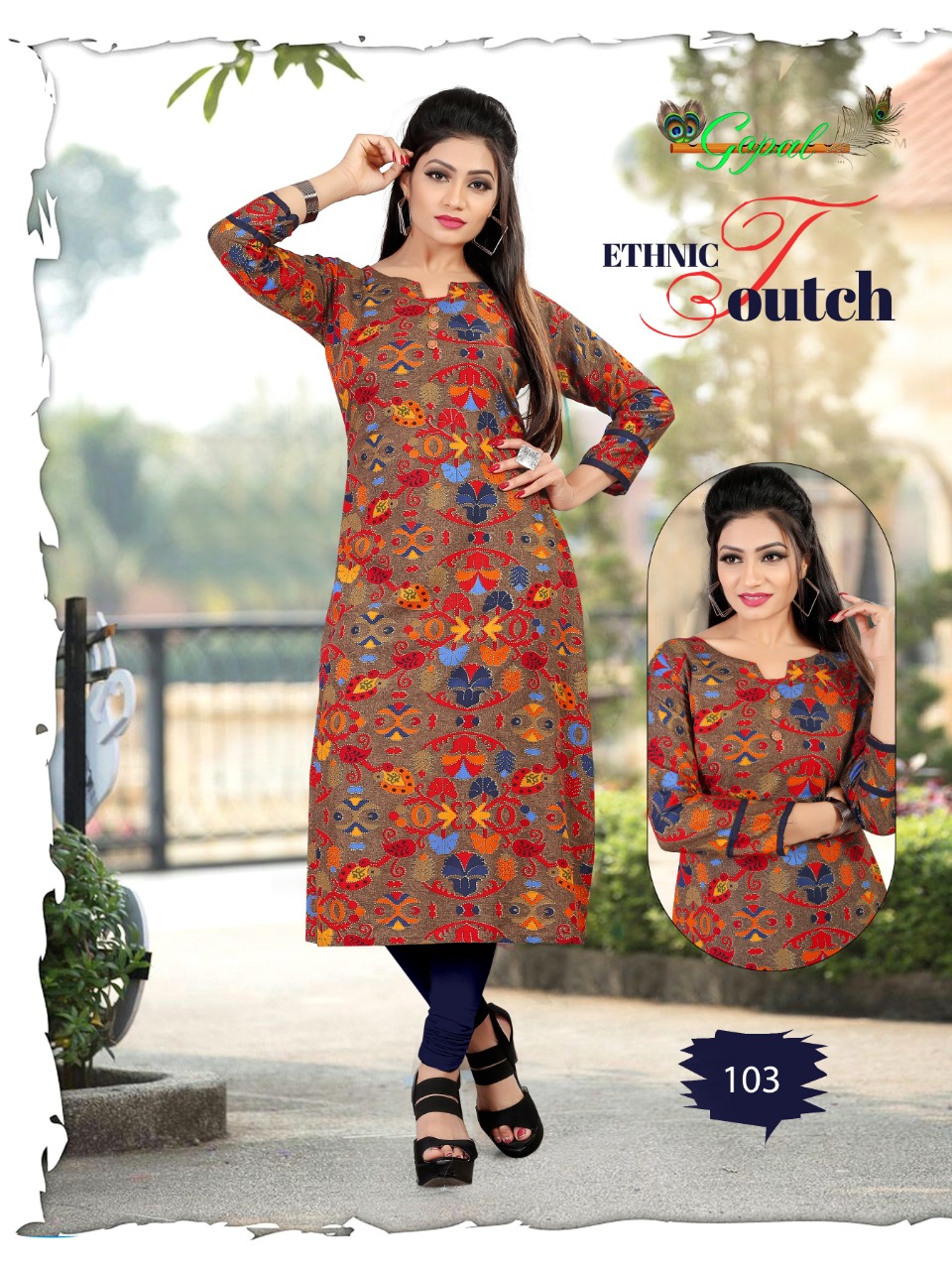 Messy Vol-1 By Gopal 101 To 108 Series Stylish Fancy Beautiful Colorful Casual Wear & Ethnic Wear Heavy Rayon Print Kurtis At Wholesale Price
