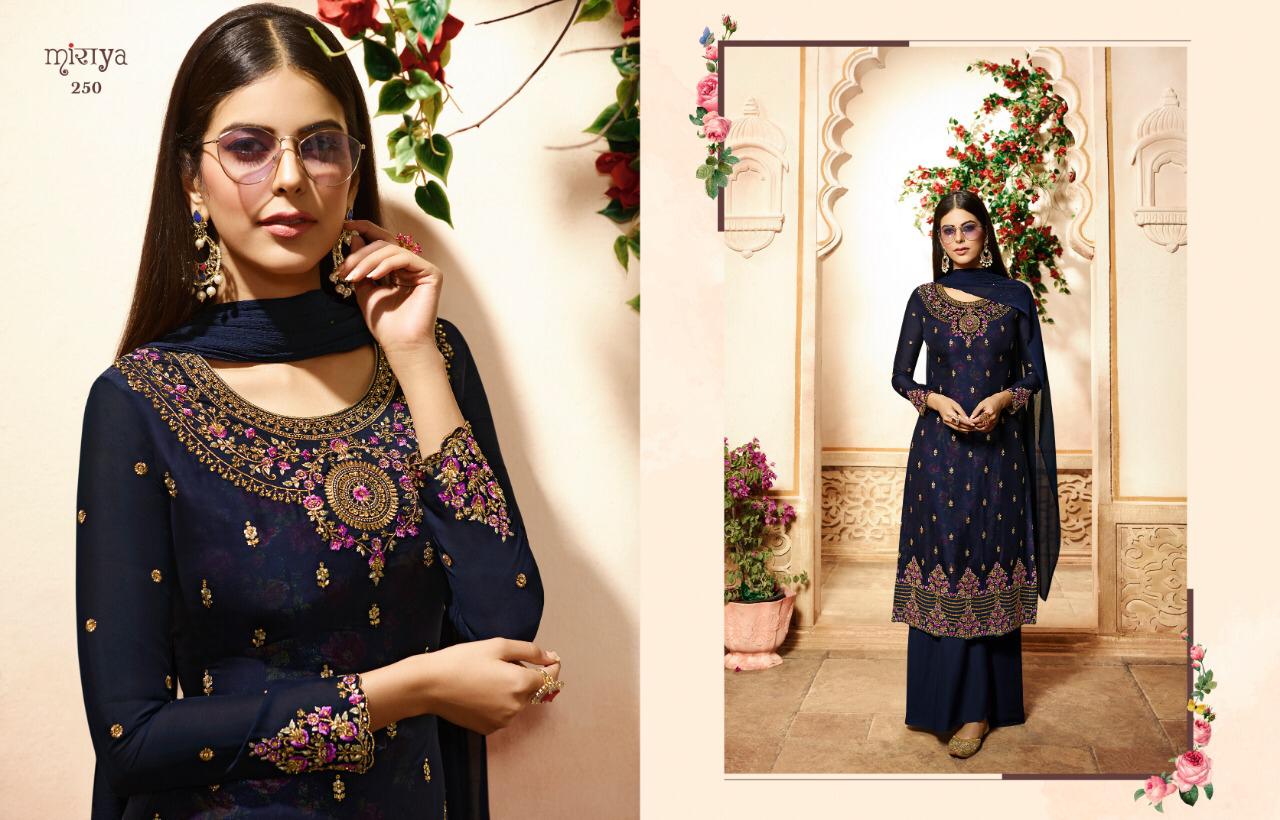 Miraya Vol-3 By Aarav Trendz 245 To 252 Series Beautiful Sharara Suits Stylish Fancy Colorful Ethnic Wear & Party Wear Real Georgette Embroidery  Dresses At Wholesale Price