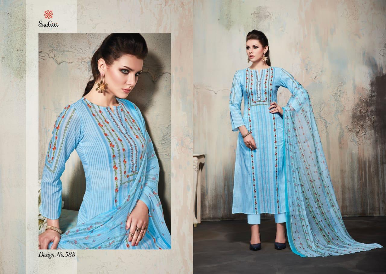 Misha By Sahiba Sudriti Designer Beautiful Fancy Colorful Stylish Wedding Wear Collection Party Wear & Occasional Wear Cambric Digital Print With Embroidered Dresses At Wholesale Price