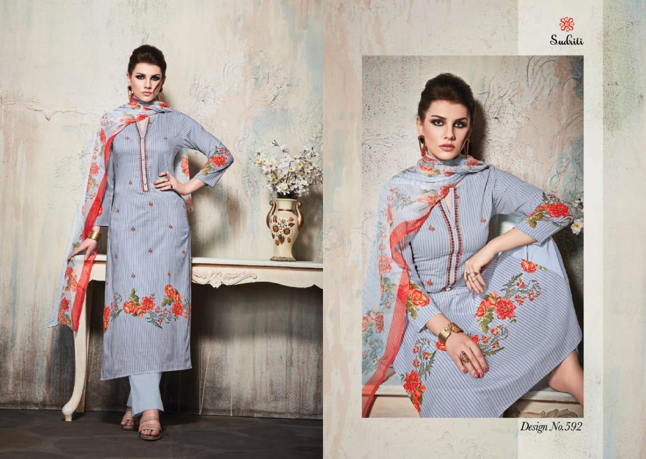 Misha By Sahiba Sudriti Designer Beautiful Fancy Colorful Stylish Wedding Wear Collection Party Wear & Occasional Wear Cambric Digital Print With Embroidered Dresses At Wholesale Price