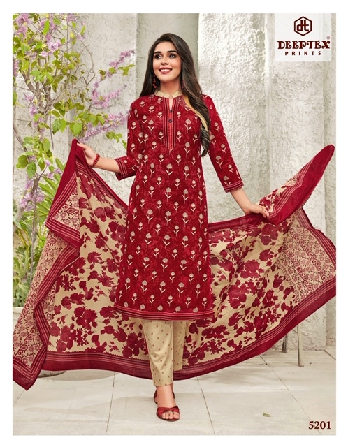 Miss India Vol-52 By Deeptex Prints 52001 To  To 52026 Series Beautiful Fancy Colorful Stylish Wedding Wear Collection Party Wear & Occasional Wear Cotton Print Dresses At Wholesale Price
