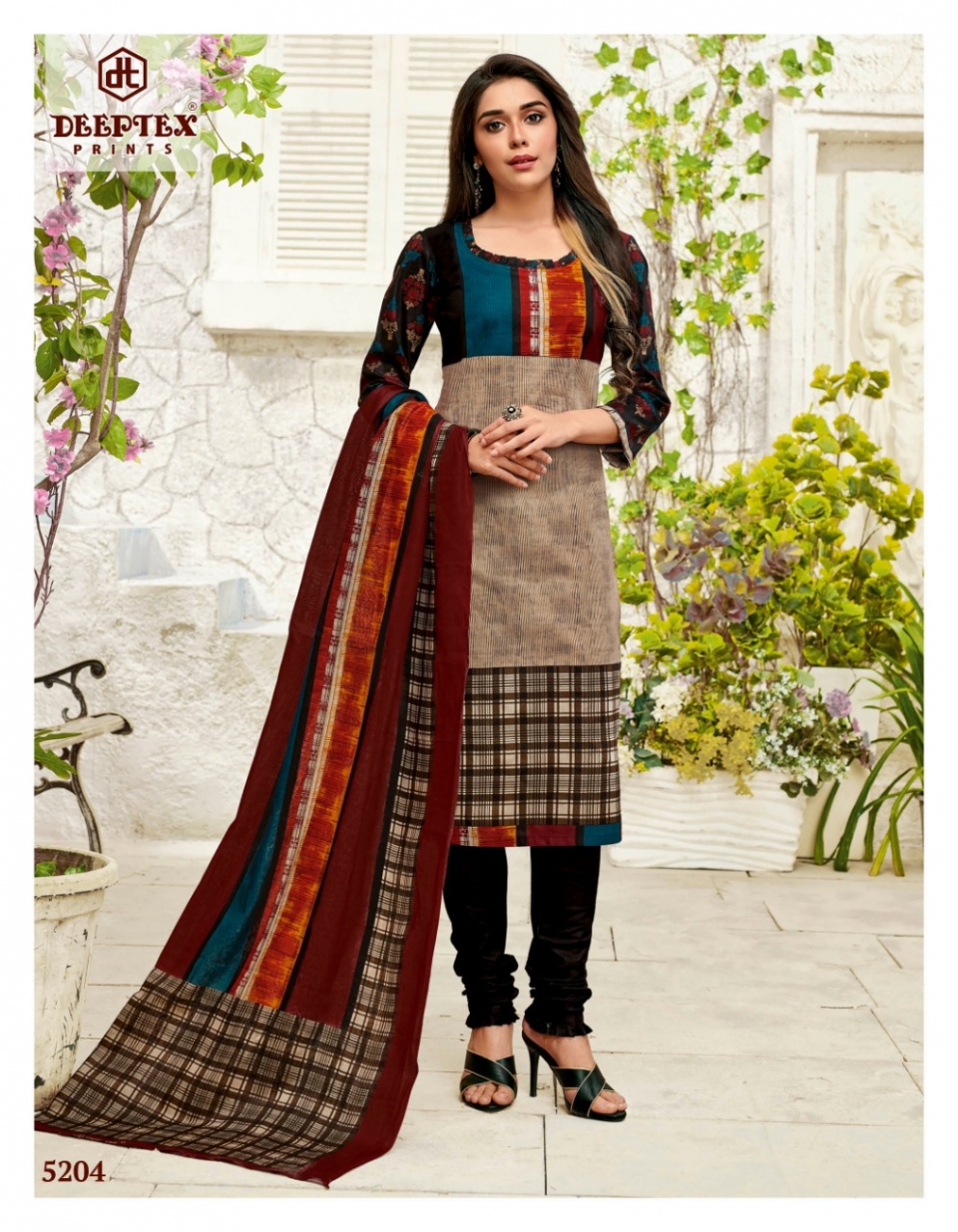 Miss India Vol-52 By Deeptex Prints 52001 To  To 52026 Series Beautiful Fancy Colorful Stylish Wedding Wear Collection Party Wear & Occasional Wear Cotton Print Dresses At Wholesale Price