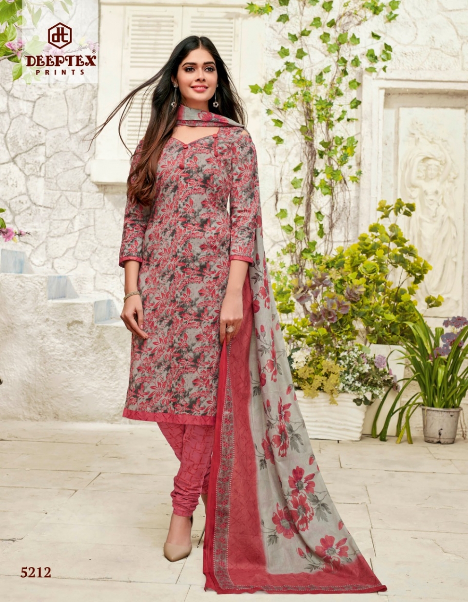Miss India Vol-52 By Deeptex Prints 52001 To  To 52026 Series Beautiful Fancy Colorful Stylish Wedding Wear Collection Party Wear & Occasional Wear Cotton Print Dresses At Wholesale Price
