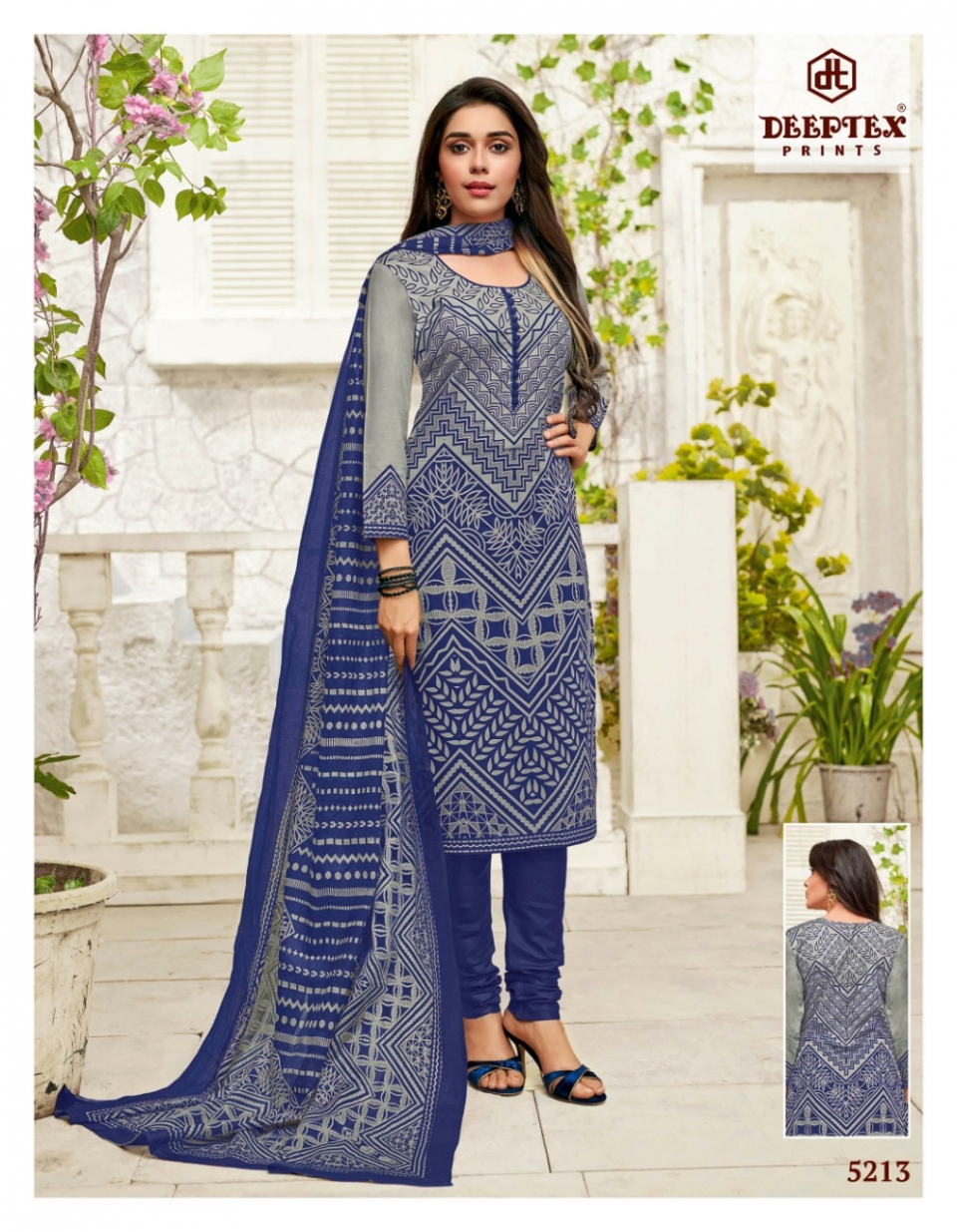 Miss India Vol-52 By Deeptex Prints 52001 To  To 52026 Series Beautiful Fancy Colorful Stylish Wedding Wear Collection Party Wear & Occasional Wear Cotton Print Dresses At Wholesale Price
