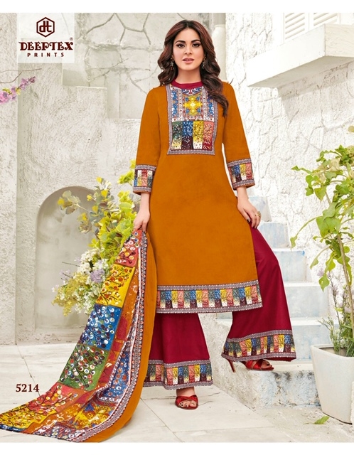 Miss India Vol-52 By Deeptex Prints 52001 To  To 52026 Series Beautiful Fancy Colorful Stylish Wedding Wear Collection Party Wear & Occasional Wear Cotton Print Dresses At Wholesale Price
