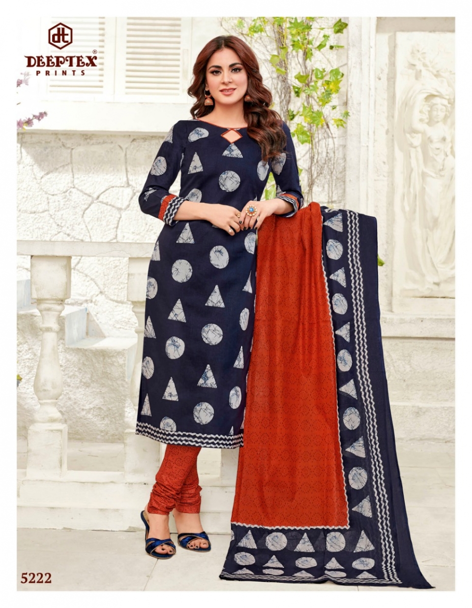Miss India Vol-52 By Deeptex Prints 52001 To  To 52026 Series Beautiful Fancy Colorful Stylish Wedding Wear Collection Party Wear & Occasional Wear Cotton Print Dresses At Wholesale Price