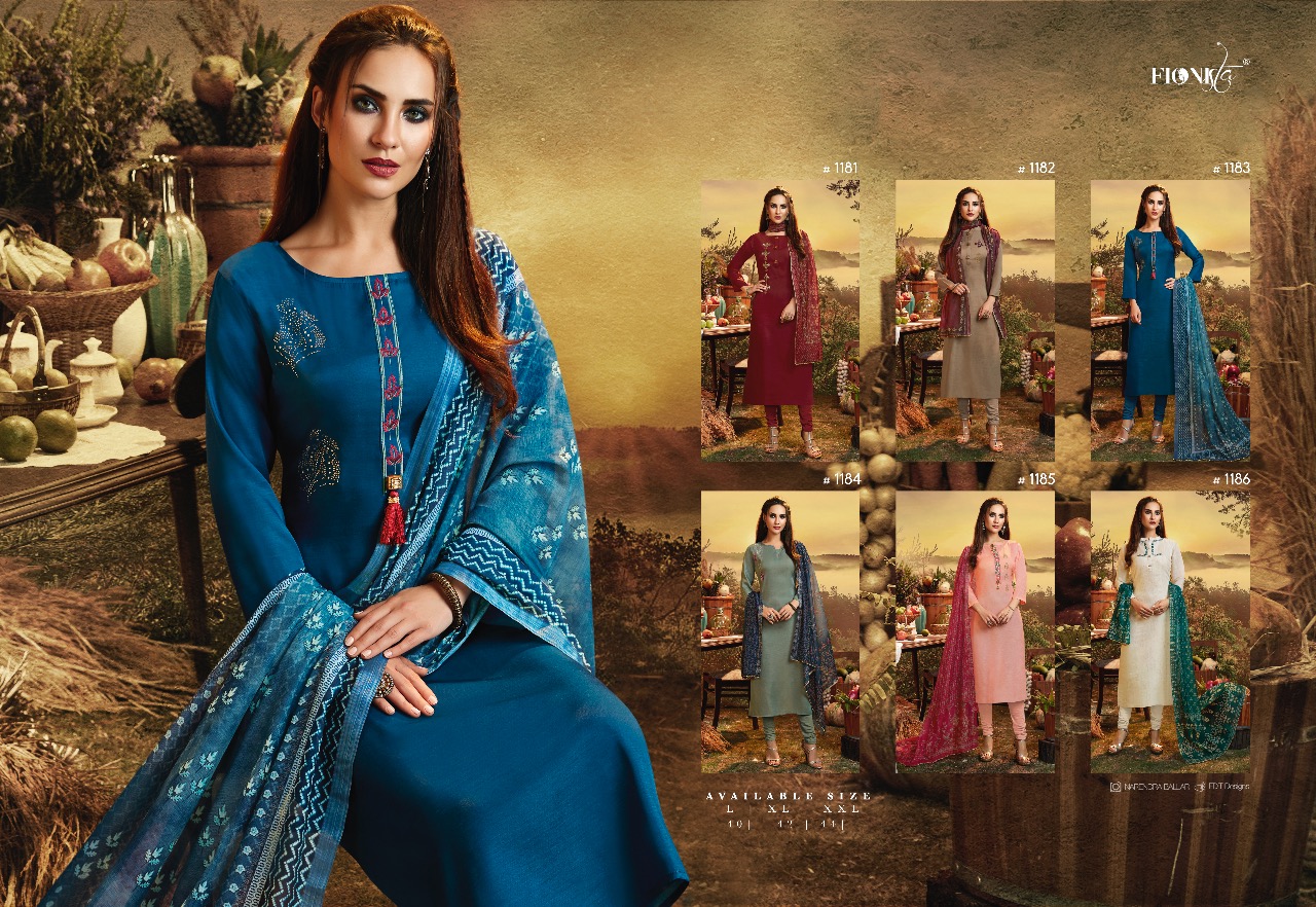 Mosam By Fionista 1181 To 1186 Series Indian Traditional Wear Collection Beautiful Stylish Fancy Colorful Party Wear & Occasional Wear Linen Satin Printed Kurtis At Wholesale Price