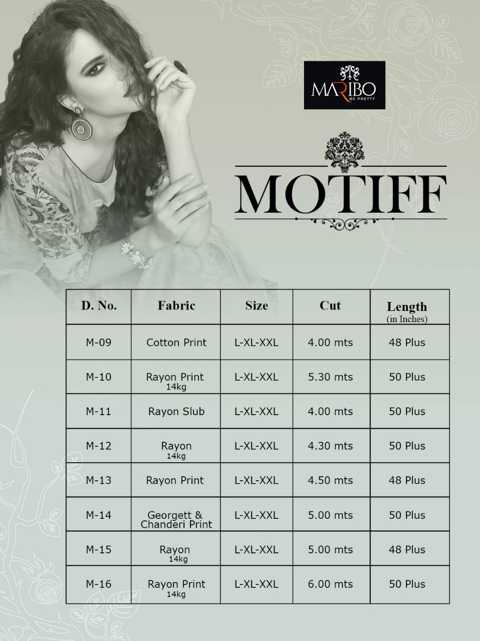 Motiff By Maribo 09 To 16 Series Designer Colorful Stylish Fancy Beautiful Party Wear & Ethnic Wear Cottn/ Rayon/ Georgette/ Chanderi Printed Kurtis At Wholesale Price